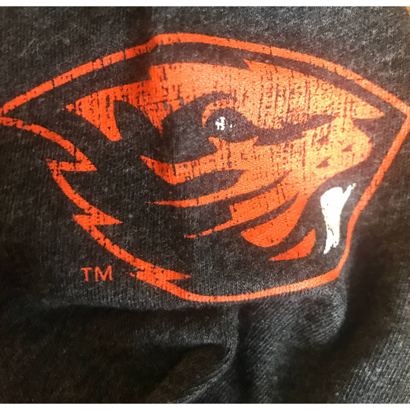 COLLOSEUM  Orange and Gray OREGON STATE BEAVERS T-Shirt, Youth M (12-14) - Picture 3 of 4
